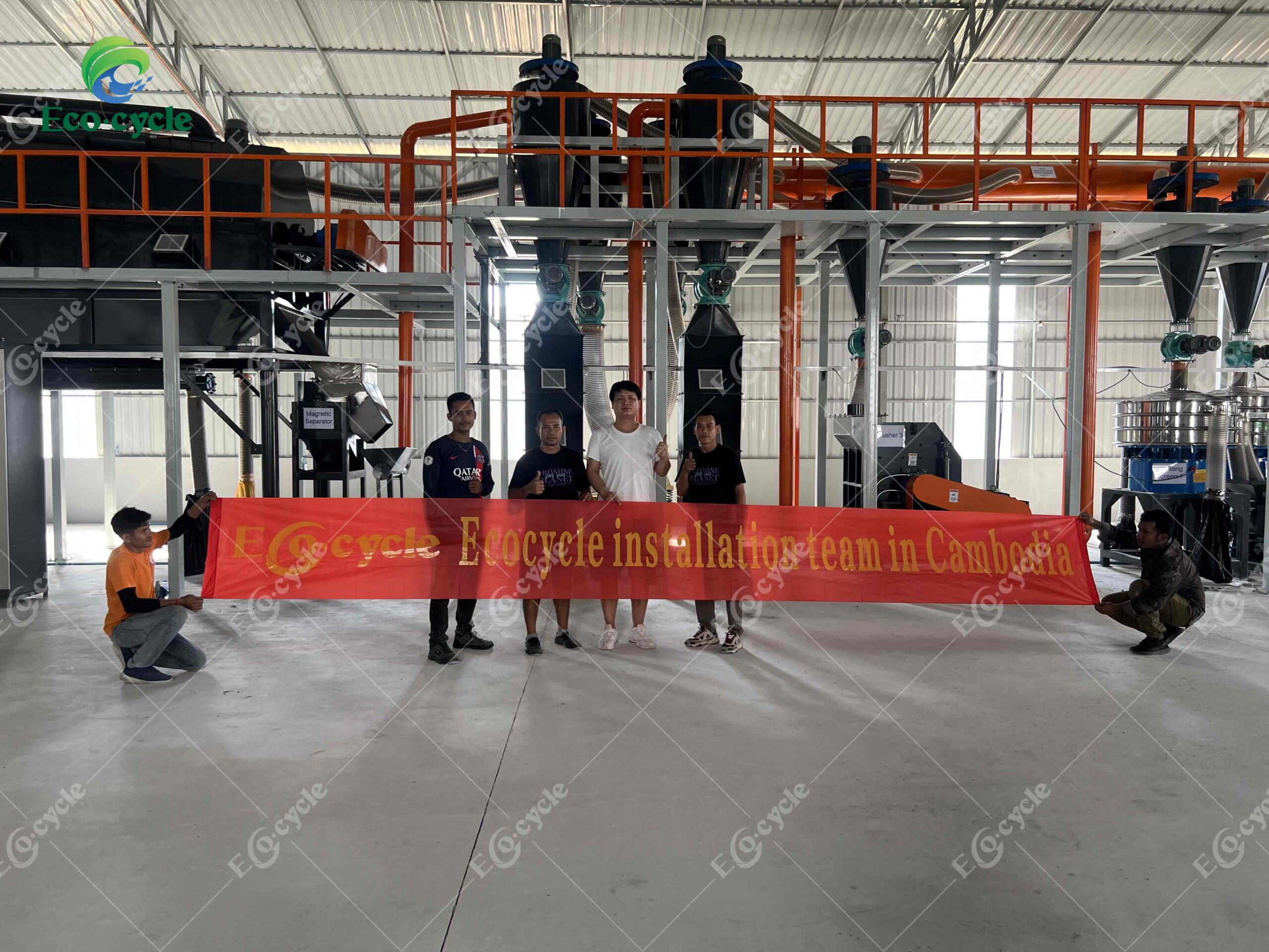 Cambodian manufacturer of used lithium-ion battery recycling and processing equipment
