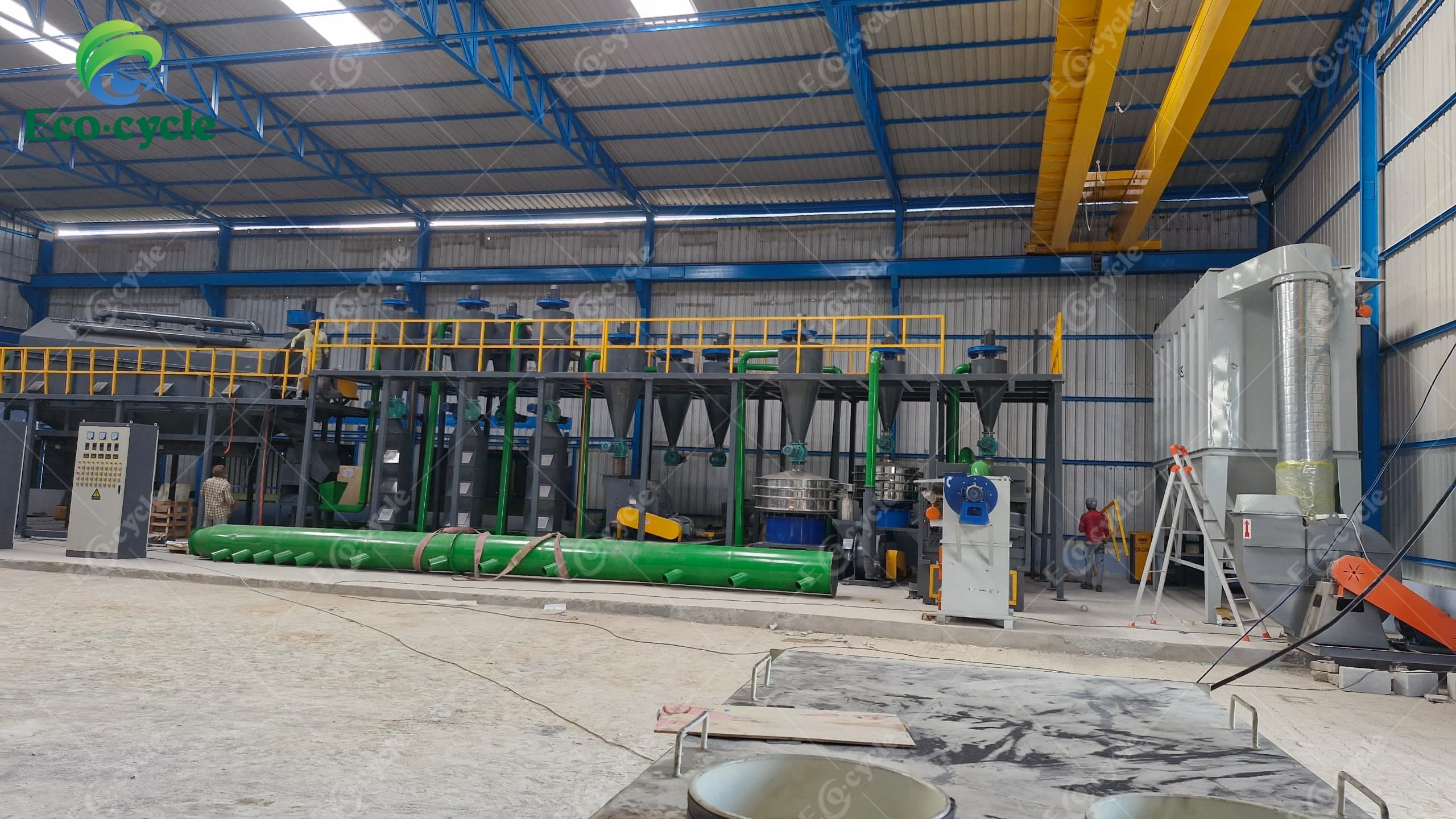 Lithium Battery Crushing and Powdering Equipment Plant in India