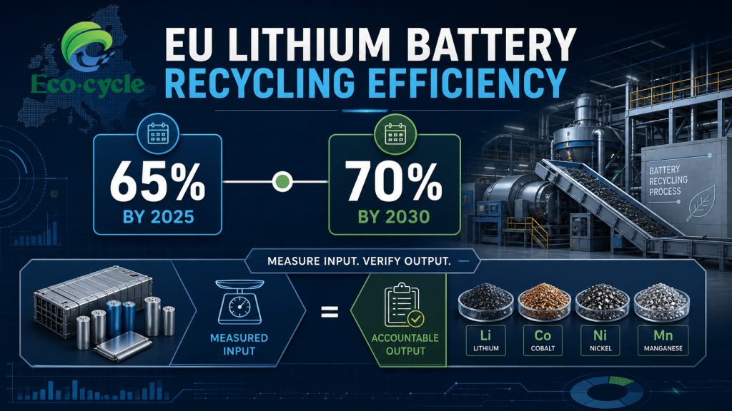EU Lithium-ion Battery Recycling Efficiency